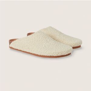 Victoria's Secret PINK Cream Clog Slippers Sz 9-10